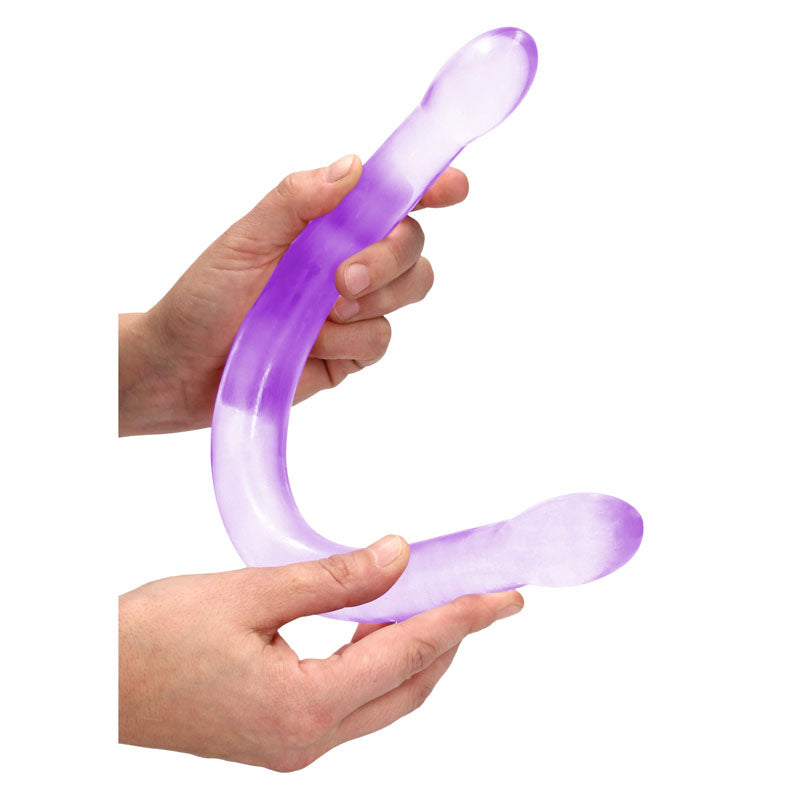 Realrock Double Dong 17 Inch Purple Non Realistic Sex Toy