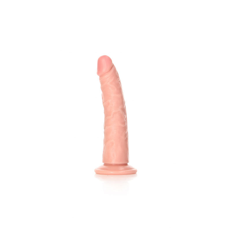 REALROCK Realistic Slim Dildo without Balls - 15.5 cm - Flesh 15.5 cm (6'') Dong - Naughty by Nature Adult Store
