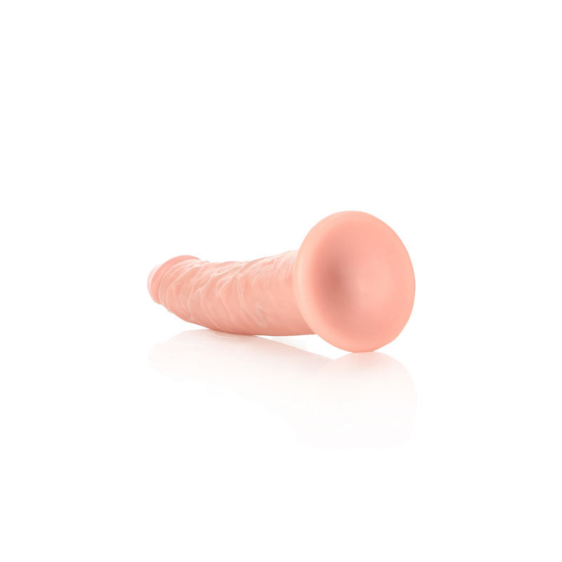 REALROCK Realistic Slim Dildo without Balls - 15.5 cm - Flesh 15.5 cm (6'') Dong - Naughty by Nature Adult Store