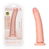 REALROCK Realistic Slim Dildo with Suction Cup -  (8'') - Naughty by Nature Adult Store