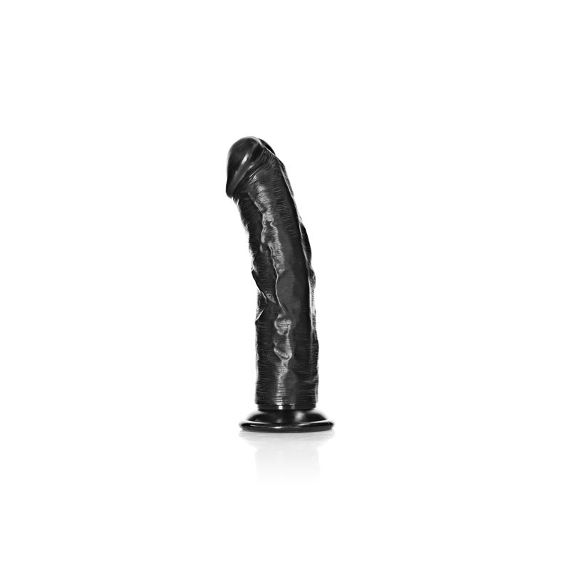 REALROCK Realistic Regular Curved Dildo with Suction Cup