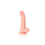REALROCK Realistic Regular Curved Dong with Balls - 15.5 cm - Flesh 15.5 cm (6'') Dong - Naughty by Nature Adult Store