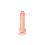 REALROCK Realistic Regular Curved Dong with Balls - 15.5 cm - Flesh 15.5 cm (6'') Dong - Naughty by Nature Adult Store