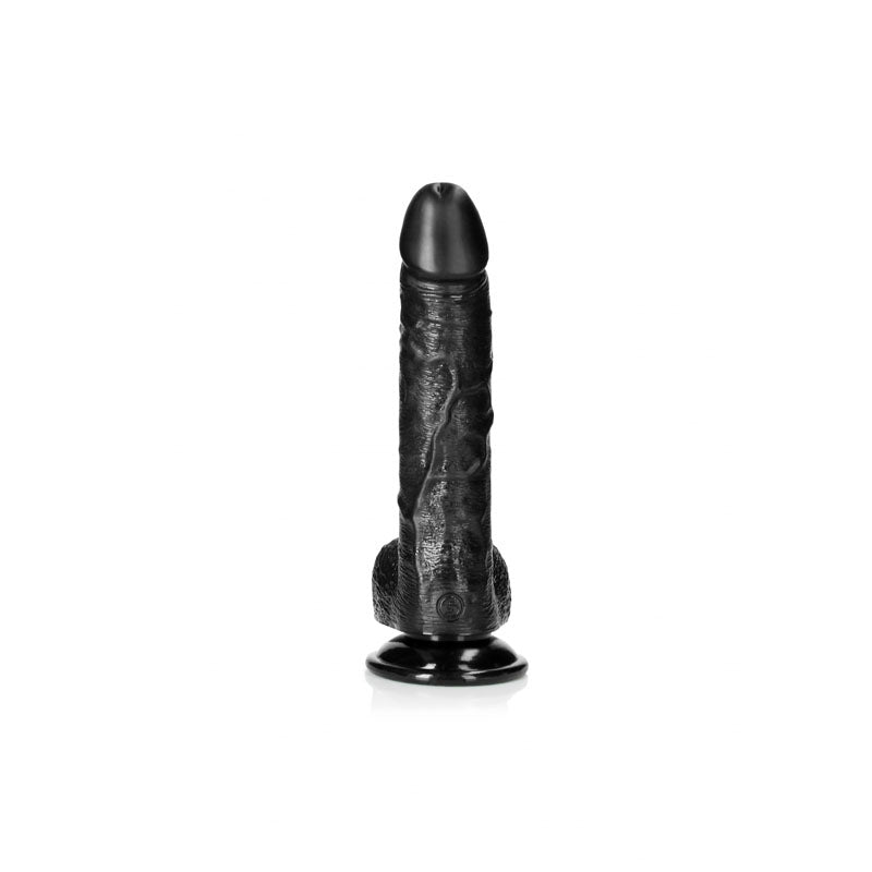 REALROCK Realistic Regular Curved Dong with Balls - 20.5 cm