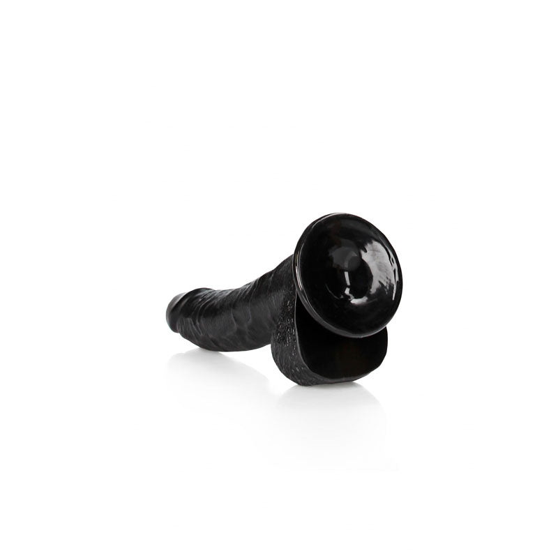 REALROCK Realistic Regular Curved Dong with Balls - 20.5 cm