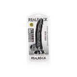 REALROCK Realistic Regular Curved Dong with Balls - 20.5 cm