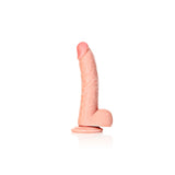 REALROCK Realistic Regular Curved Dong with Balls - 20.5 cm - Flesh 20.5 cm (8'') Dong - Naughty by Nature Adult Store