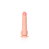 REALROCK Straight Realistic Dildo with Balls - 18 cm - Flesh 18 cm (7'') Dong - Naughty by Nature Adult Store