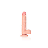 REALROCK Straight Realistic Dildo with Balls - 23 cm