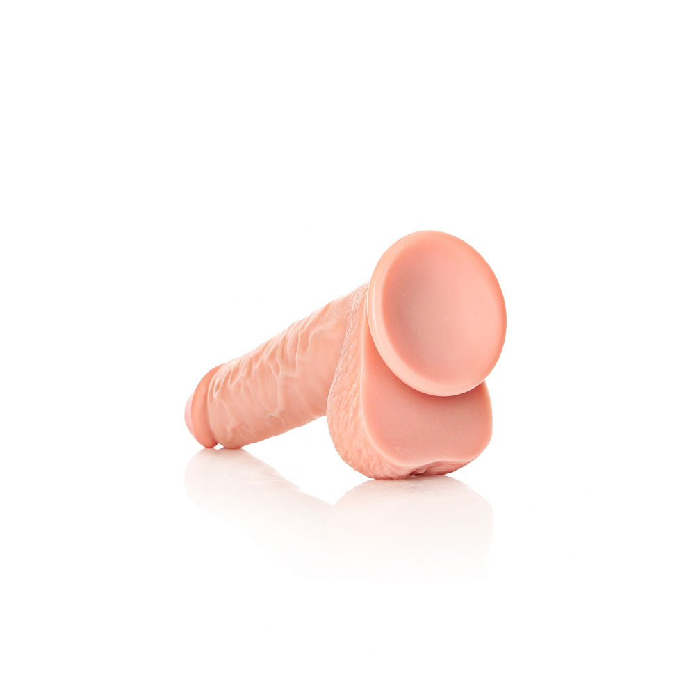 REALROCK Straight Realistic Dildo with Balls - 23 cm