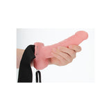 REALROCK Hollow Strap-On with Balls - 18 cm Flesh - Naughty by Nature Adult Store