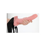 REALROCK Hollow Strapon with Balls - 23 cm Flesh - Naughty by Nature Adult Store