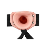 REALROCK Hollow Strapon - 15.5 cm Flesh - Naughty by Nature Adult Store