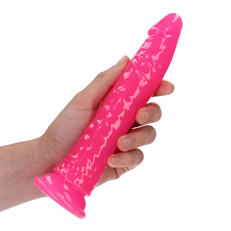 REALROCK 18 cm Slim Glow in the Dark Neon - Pink
