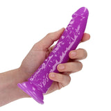 REALROCK 18 cm Slim Glow in the Dark Neon - Purple