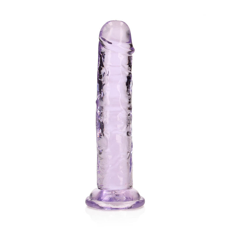 REALROCK 15.5 cm Straight Dildo - Purple - Purple 15.5 cm (6'') Dong - Naughty by Nature Adult Store