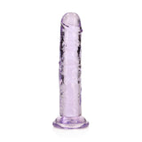 REALROCK 15.5 cm Straight Dildo - Purple - Purple 15.5 cm (6'') Dong - Naughty by Nature Adult Store