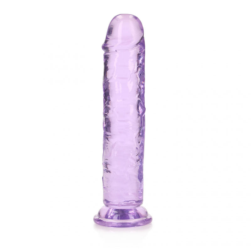 REALROCK 18 cm Straight Dildo - Purple - Purple 18 cm (7'') Dong - Naughty by Nature Adult Store