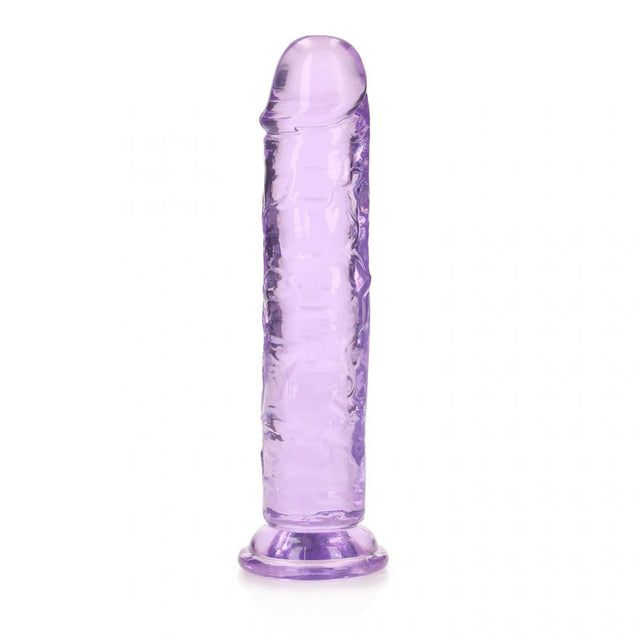 REALROCK 18 cm Straight Dildo - Purple - Purple 18 cm (7'') Dong - Naughty by Nature Adult Store