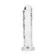 REALROCK 18 cm Straight Dildo - Clear (7'') - Naughty by Nature Adult Store