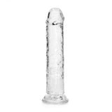 REALROCK 18 cm Straight Dildo - Clear (7'') - Naughty by Nature Adult Store