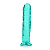 RealRock Straight Dildo Turquoise 8 Inch Dong
