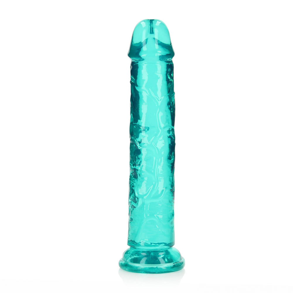 RealRock Straight Dildo Turquoise 8 Inch Dong
