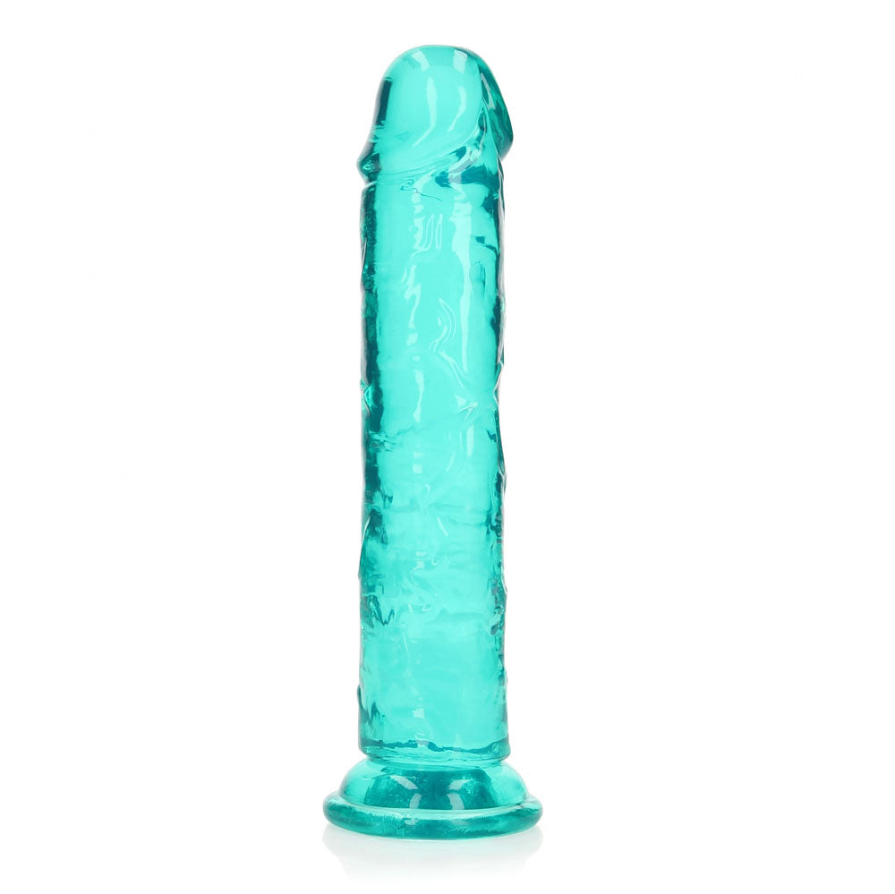 RealRock Straight Dildo Turquoise 8 Inch Dong