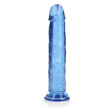 RealRock Premium Straight Dildo Blue 10 Inch