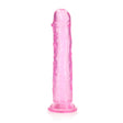 REALROCK 31 cm Straight Dildo - Pink - Pink 31 cm (11'') Dong - Naughty by Nature Adult Store