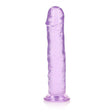 REALROCK 31 cm Straight Dildo - Purple - Purple 31 cm (11'') Dong - Naughty by Nature Adult Store