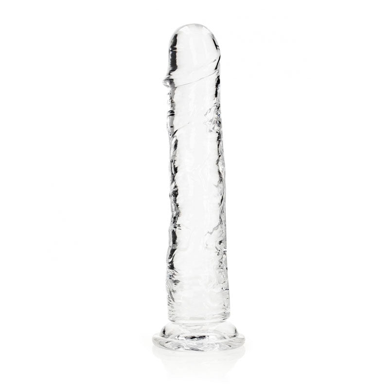 REALROCK 31 cm Straight Dildo - Clear - Clear 31 cm (11'') Dong - Naughty by Nature Adult Store
