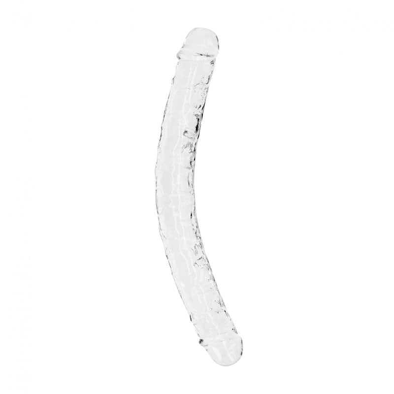 REALROCK 34 cm Double Dong - Clear - Clear 34 cm (14'') Double Dong - Naughty by Nature Adult Store