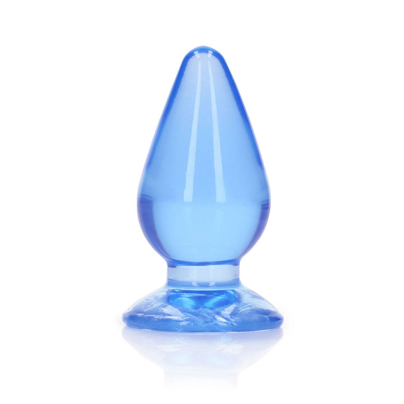 REALROCK 9 cm Anal Plug - Blue - Blue 9 cm (3.5'') Butt Plug - Naughty by Nature Adult Store