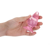 REALROCK 9 cm Anal Plug - Pink - Pink 9 cm (3.5'') Butt Plug - Naughty by Nature Adult Store
