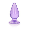 REALROCK 9 cm Anal Plug - Purple - Naughty by Nature Adult Store