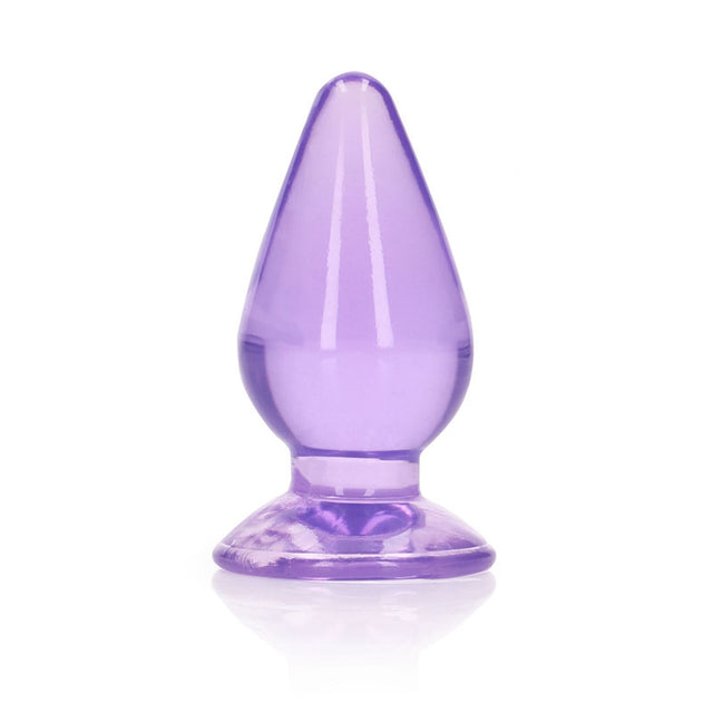 REALROCK 9 cm Anal Plug - Purple - Naughty by Nature Adult Store