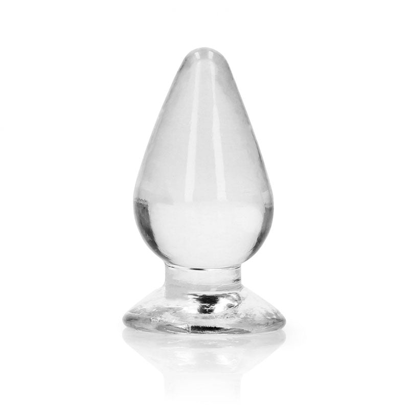 REALROCK 9 cm Anal Plug - Clear - Naughty by Nature Adult Store
