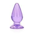 REALROCK 11.5 cm Anal Plug - Purple - Purple 11.5 cm (4.5'') Butt Plug - Naughty by Nature Adult Store
