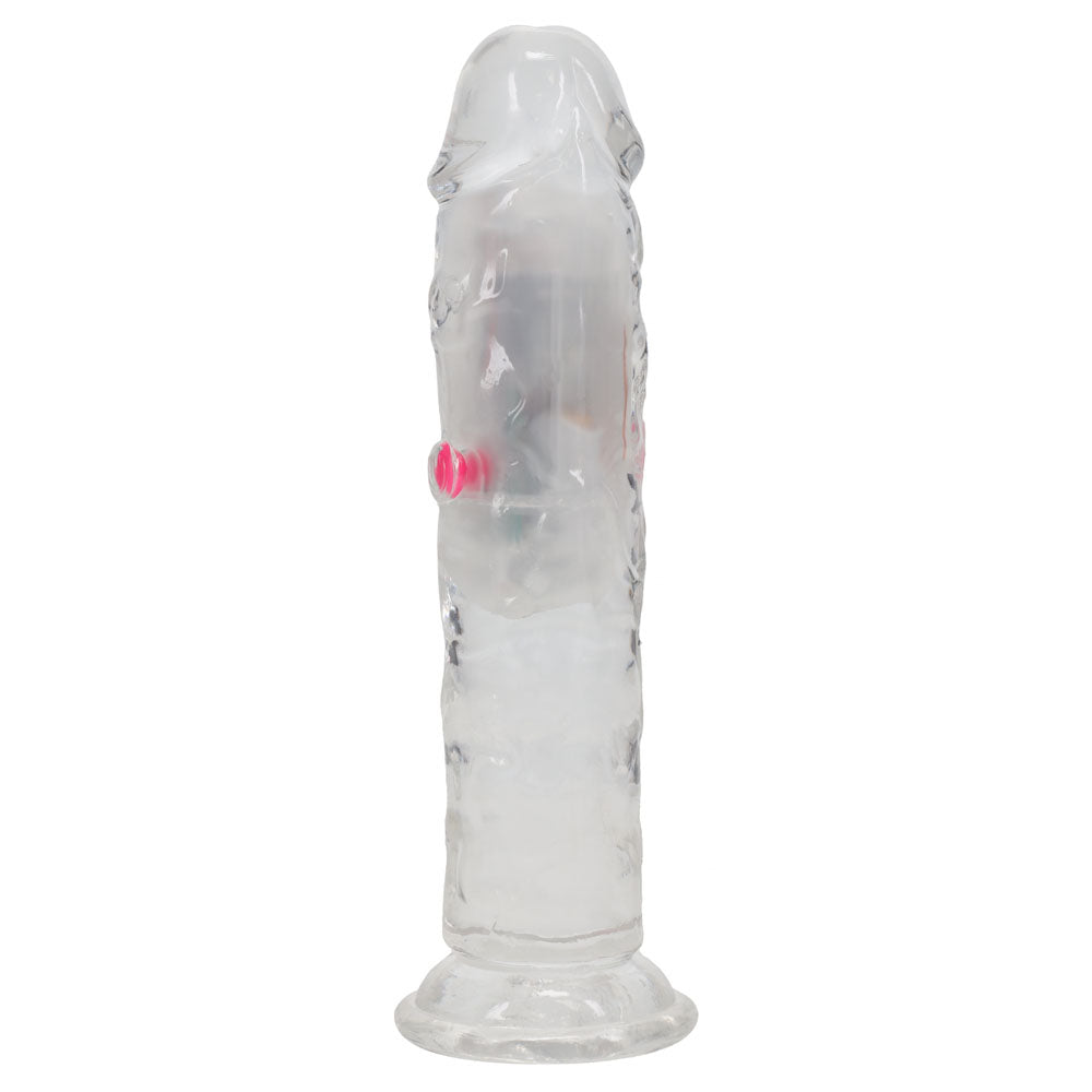 REALROCK 6'' No Balls Wireless Rechargeable LED Vibrating Dong