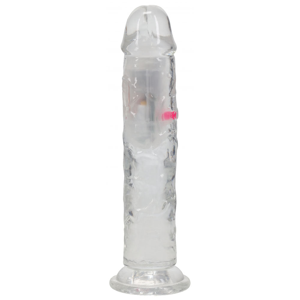 REALROCK 7'' No Balls Wireless Rechargeable LED Vibrating Dong