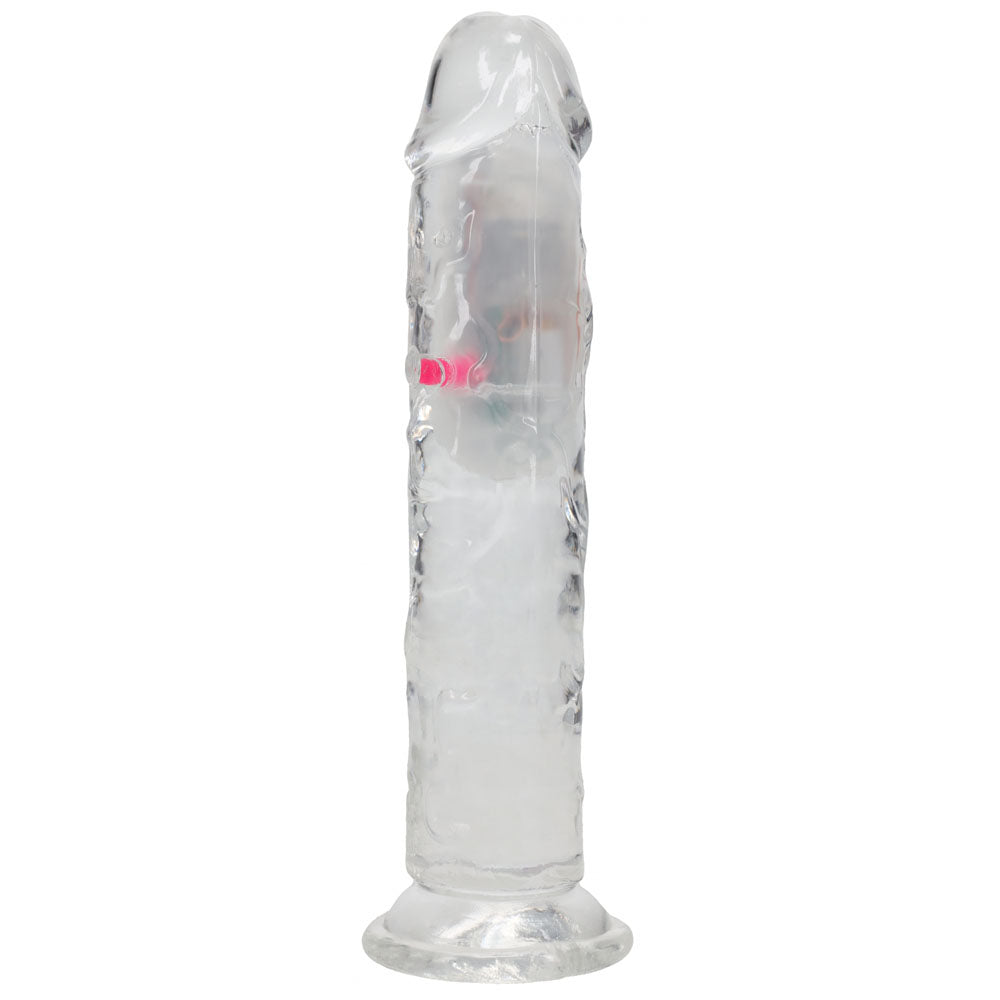 REALROCK 7'' No Balls Wireless Rechargeable LED Vibrating Dong