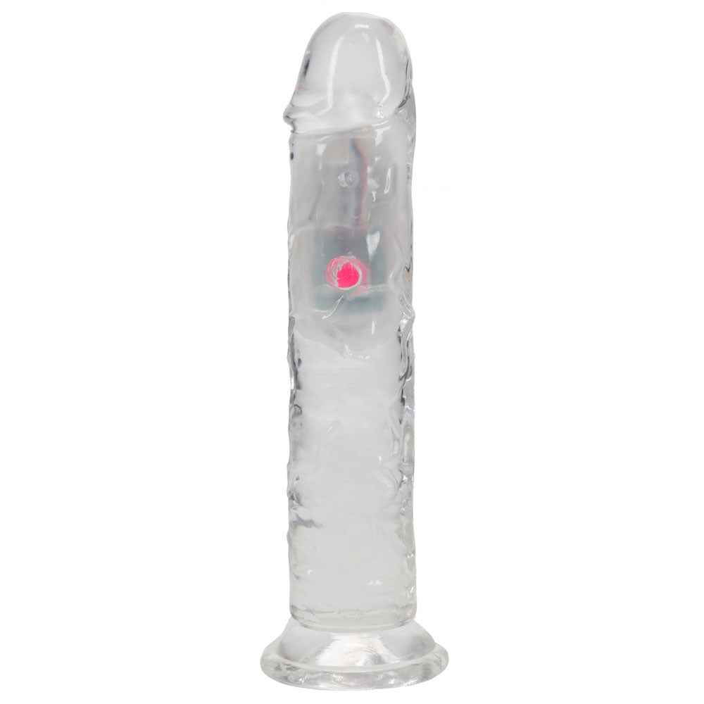REALROCK 7'' No Balls Wireless Rechargeable LED Vibrating Dong