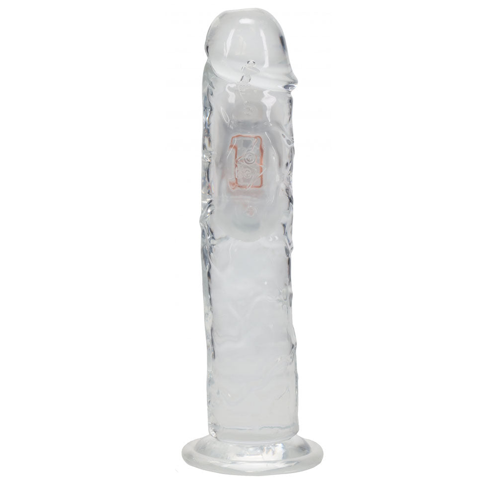 REALROCK 8'' No Balls Wireless Rechargeable LED Vibrating Dong