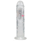 REALROCK 8'' No Balls Wireless Rechargeable LED Vibrating Dong