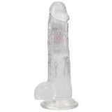 REALROCK 8'' with Balls Wireless Rechargeable LED Vibrating Dong