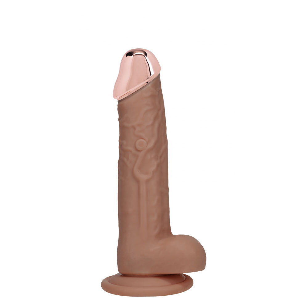 RealRock Metal Head 6 Inch Dildo Vibrating Wireless Remote