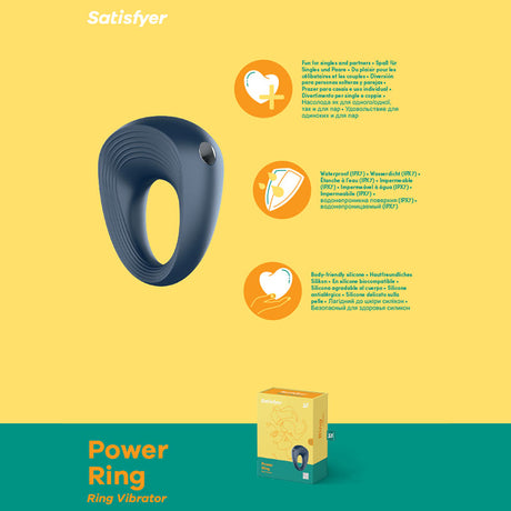Satisfyer Power Ring - Vibrating Cock Ring - Naughty by Nature Adult Store