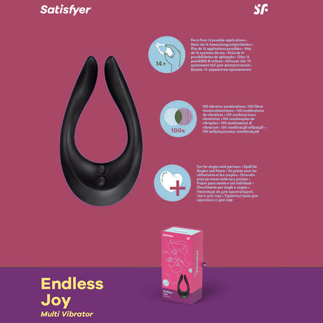 Satisfyer Endless Joy Couples Stimulator - Naughty by Nature Adult Store