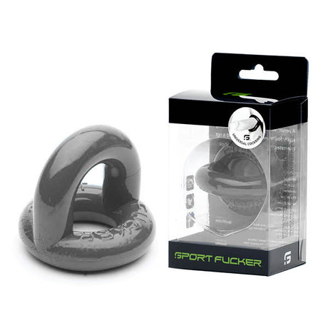 Sport Fucker Universal Cock Ring - Grey Cock & Balls Ring - Naughty by Nature Adult Store
